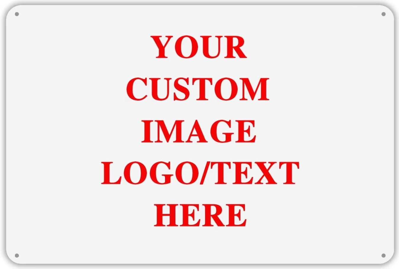Home Office Logo - Sinal personalizado de metal, design do