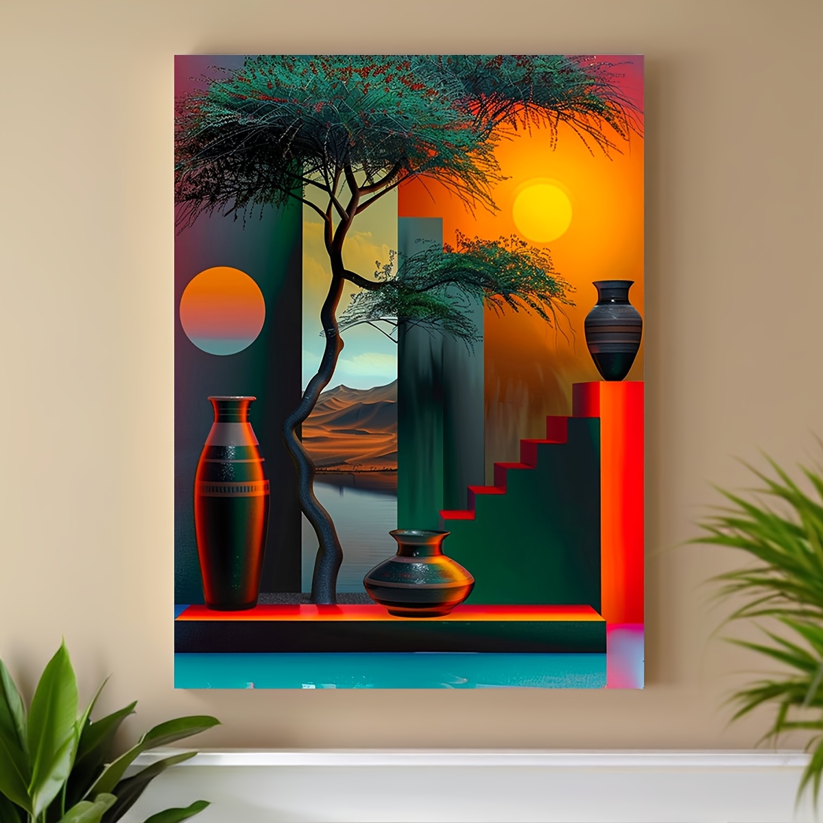 Home Office Room Inspiration - 2D Plano, 1 peça de arte