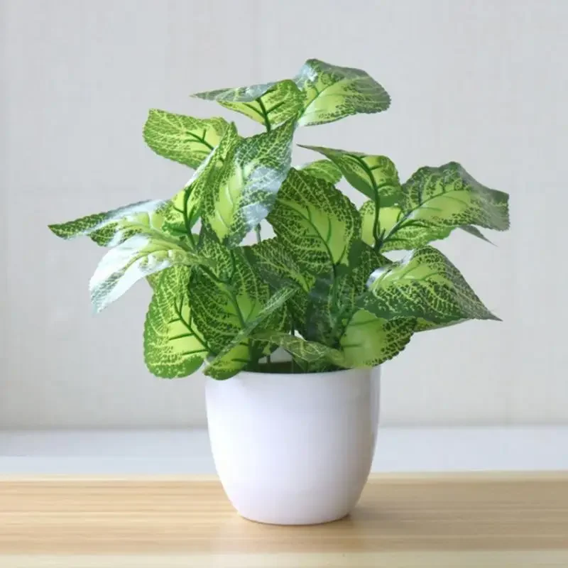 Home Office Layout - Plantas artificiais, bonsai, plantas decorativas, acessórios