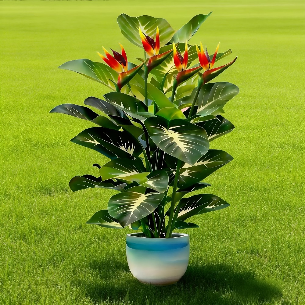 Plantas Artificiais de Ave do  - Home Office Layout avaliação e preço