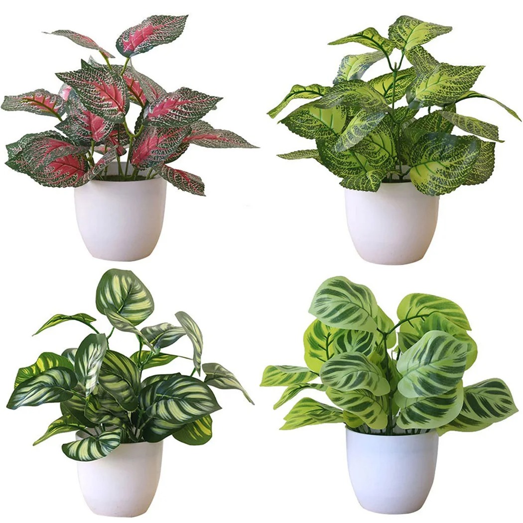 1pc folhagem artificial planta - Home Office Layout avaliação e preço