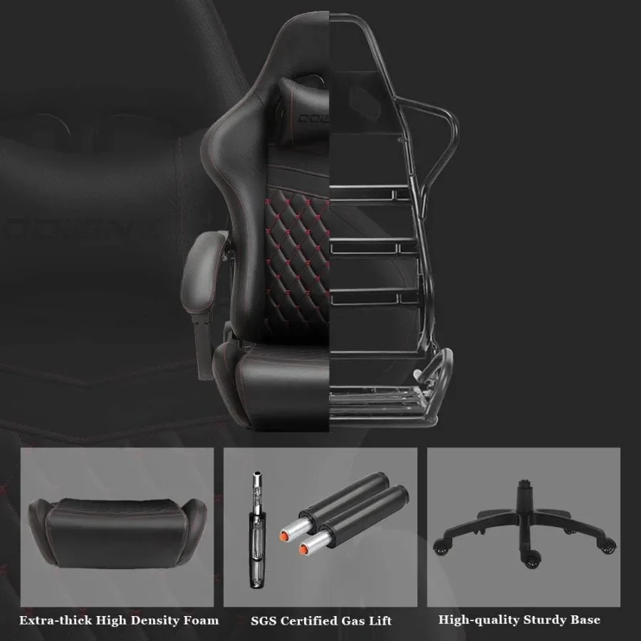 Cadeira de jogos, grande e erg - Ergonomic Office Chair avaliação e preço
